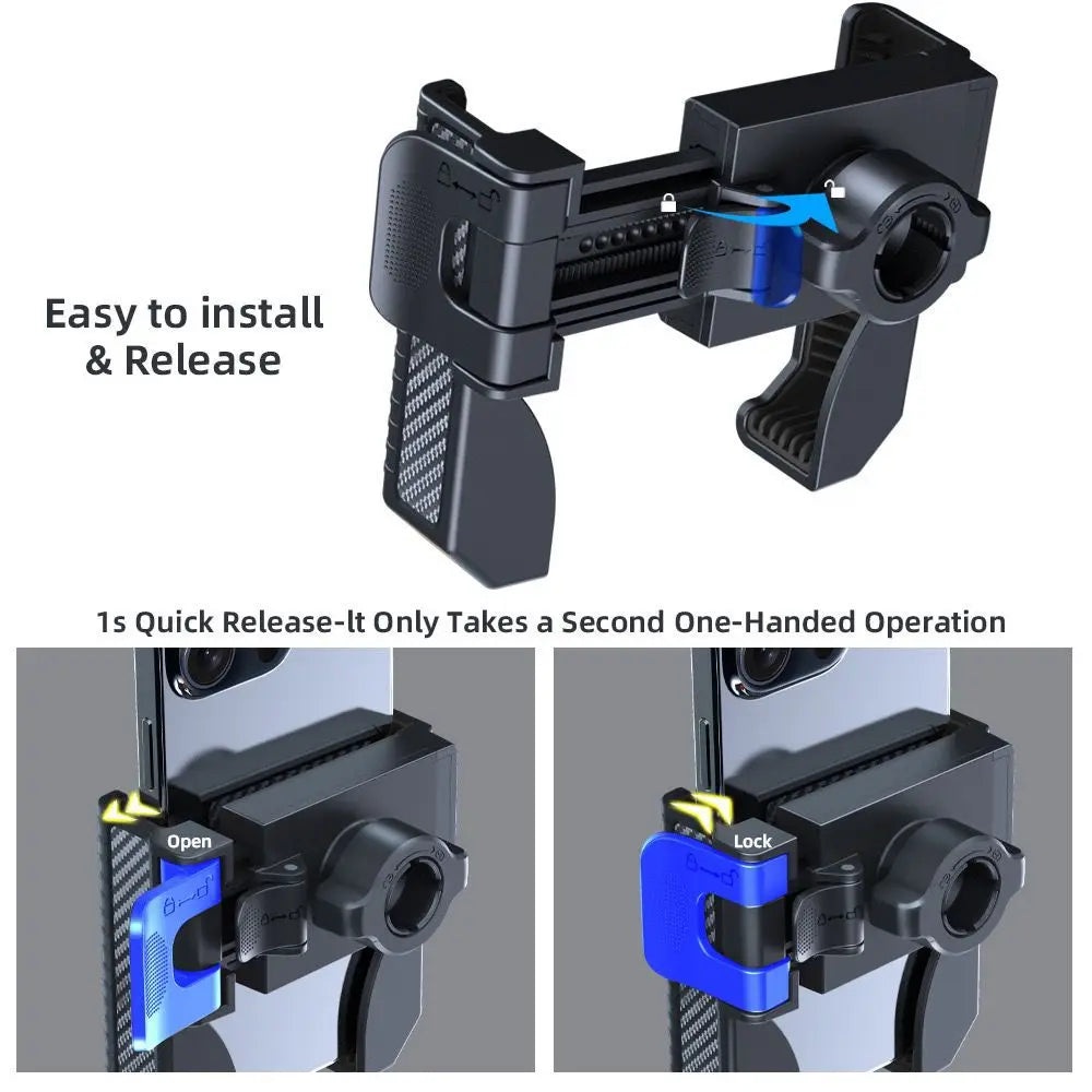 Wholesale New Off-Road Bike and Motorcycle Dashboard Mount Treadmill Phone Holder for Sports Camera Navigation Riding Bracket