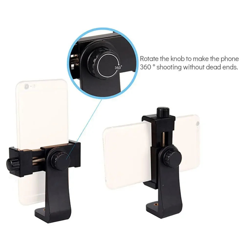 360 Degree Mobile Phone Tripod Mount Adjustable Desktop Tablet Holder Universal Table Cell Phone Stand