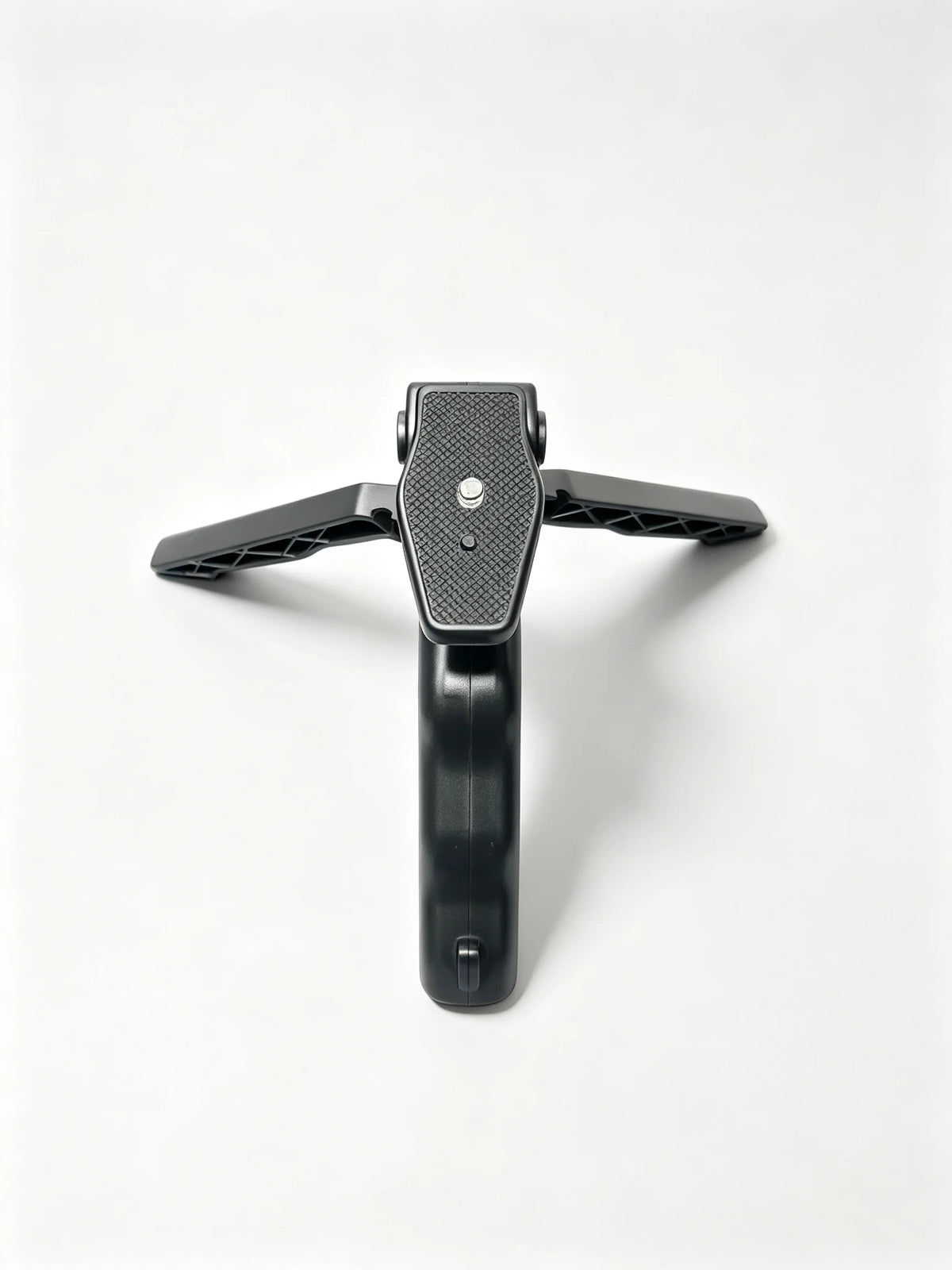 Dual Phone Live Stream Holder Handheld Tripod Stand 2-in-1 Adjustable Bracket for Vlogging Video Shooting